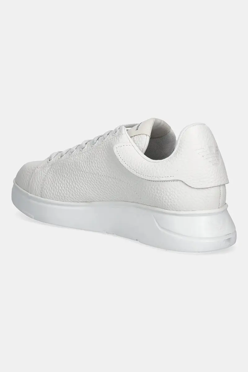 sneakers in pelle uomo colore bianco EM003663 AF19999 U0001 miniatura 3