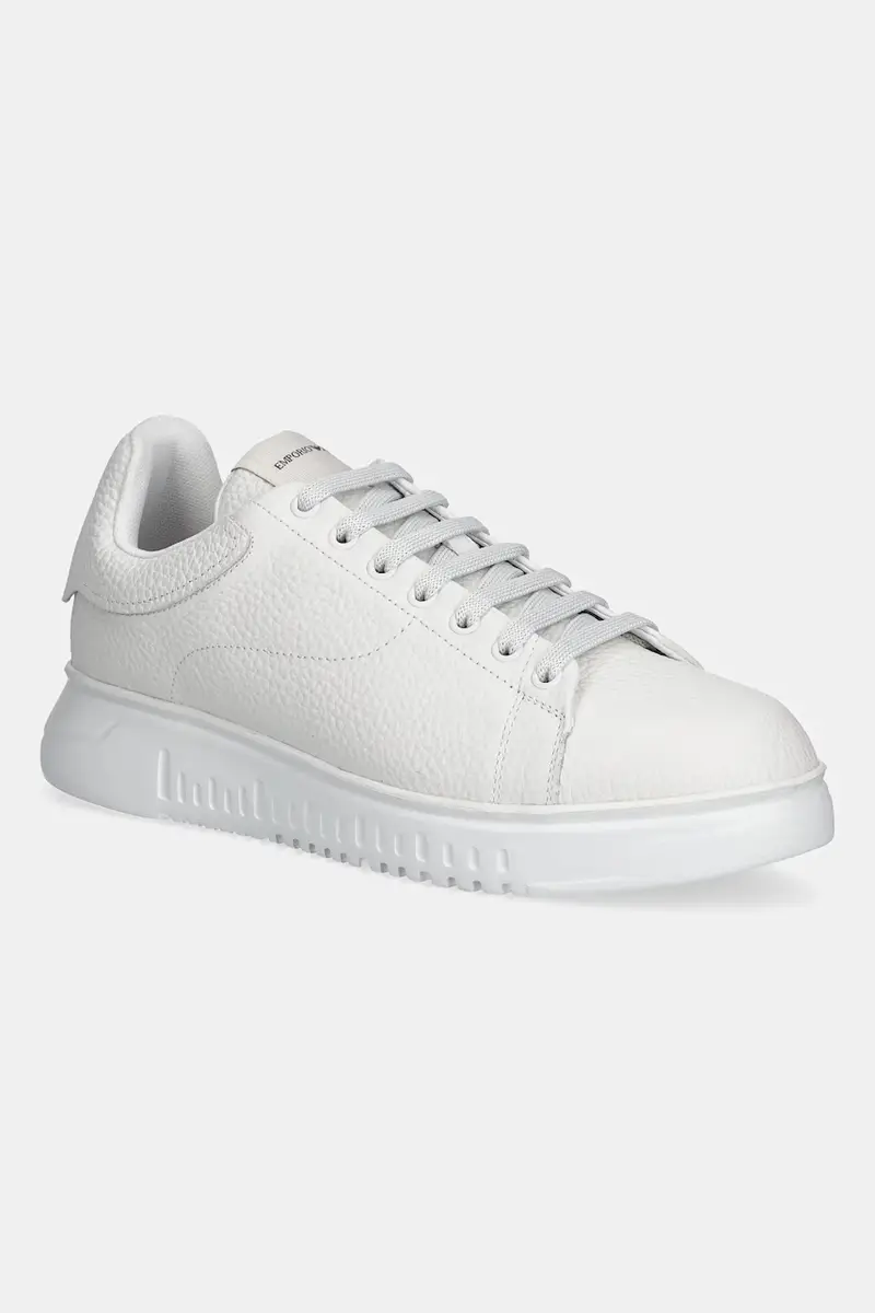sneakers in pelle uomo colore bianco EM003663 AF19999 U0001