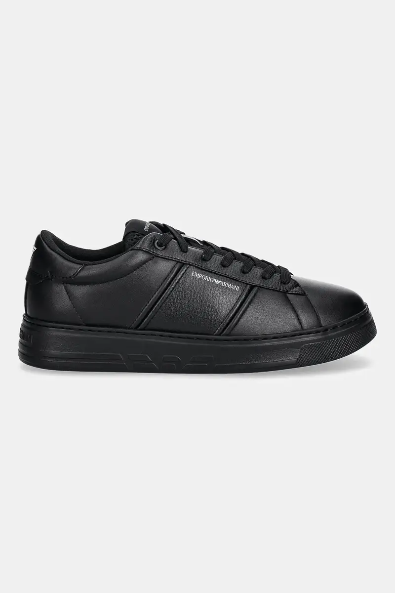 sneakers in pelle uomo colore nero EM003701 AF18017 MC005 miniatura 2