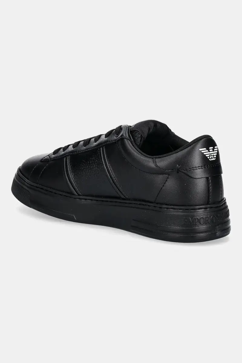 sneakers in pelle uomo colore nero EM003701 AF18017 MC005 miniatura 3