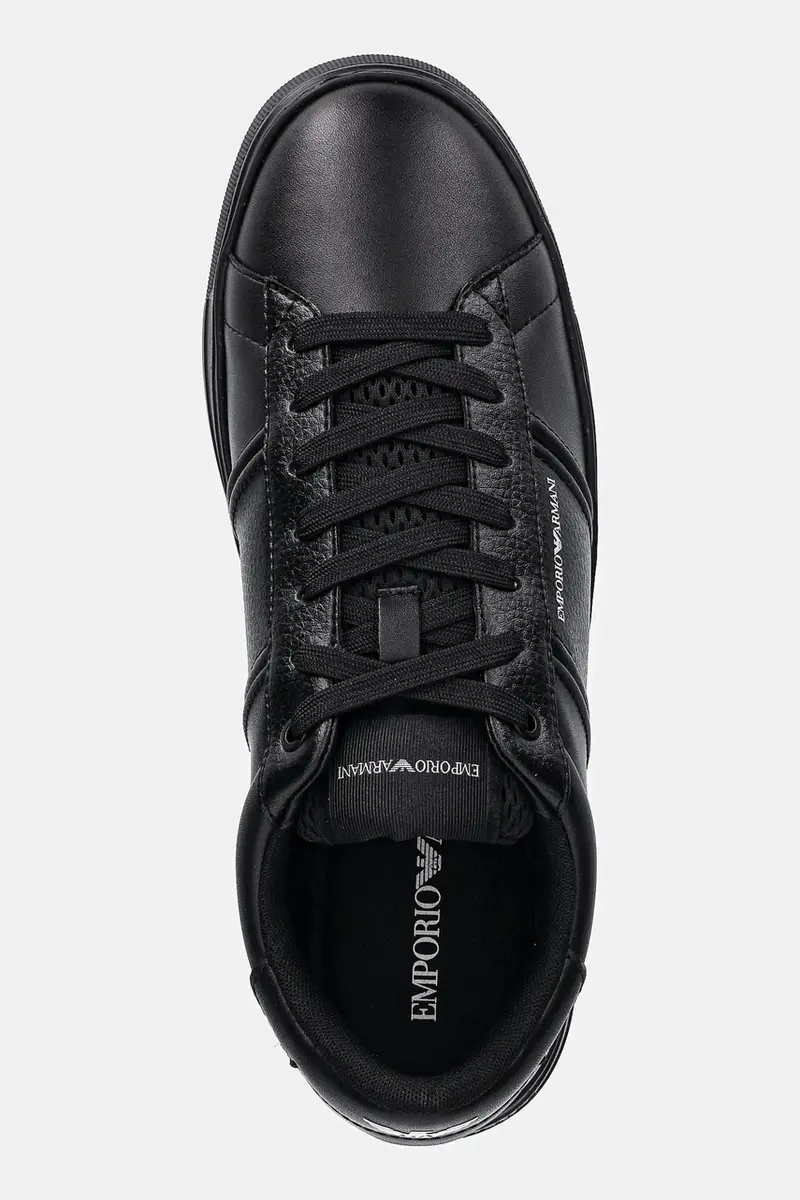 sneakers in pelle uomo colore nero EM003701 AF18017 MC005 miniatura 4