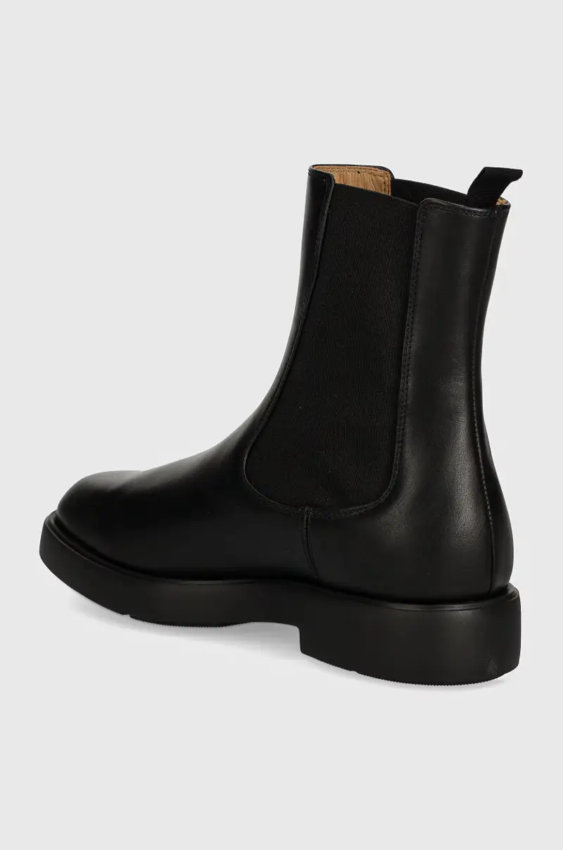 stivaletti alla caviglia in pelle colore nero EW000425 AF11991 UC001 miniatura 3