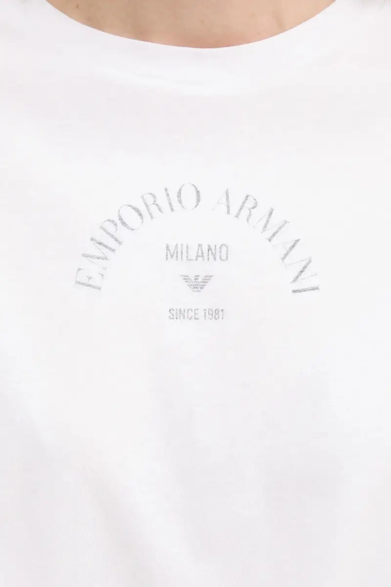 Emporio Armani T-shirt Donna Bianco 3124433 miniatura 5