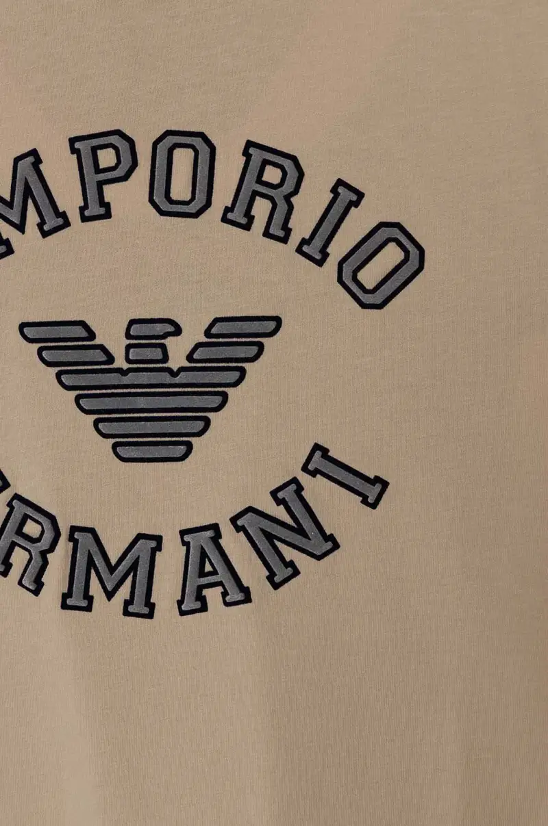 Emporio Armani T-shirt Beige 4157124 miniatura 3