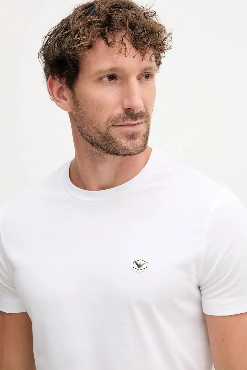Emporio Armani T-shirt Uomo Bianco 3840603 miniatura 4