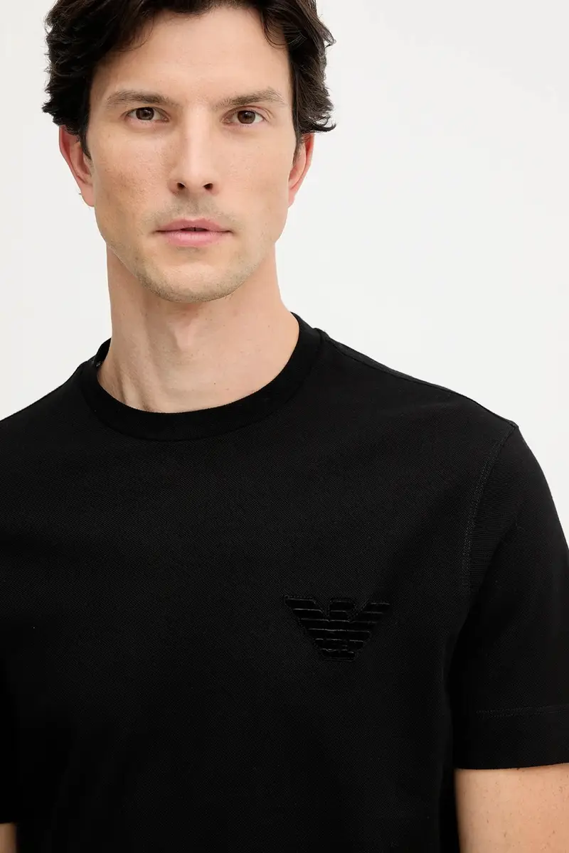 Emporio Armani T-shirt Uomo Nero 3846536 miniatura 4