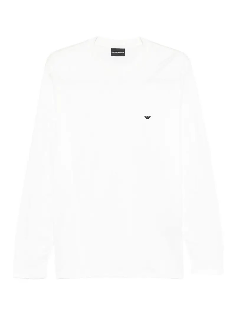 T-shirt in misto cotone Bianco