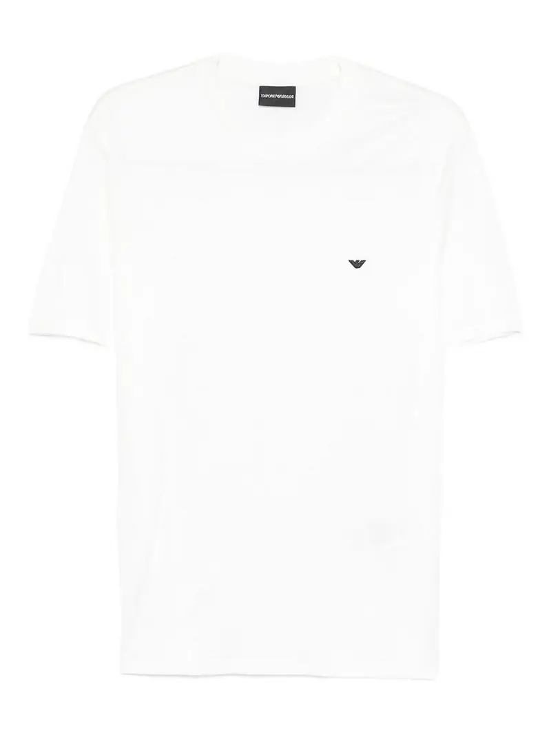 T-shirt in misto cotone Bianco