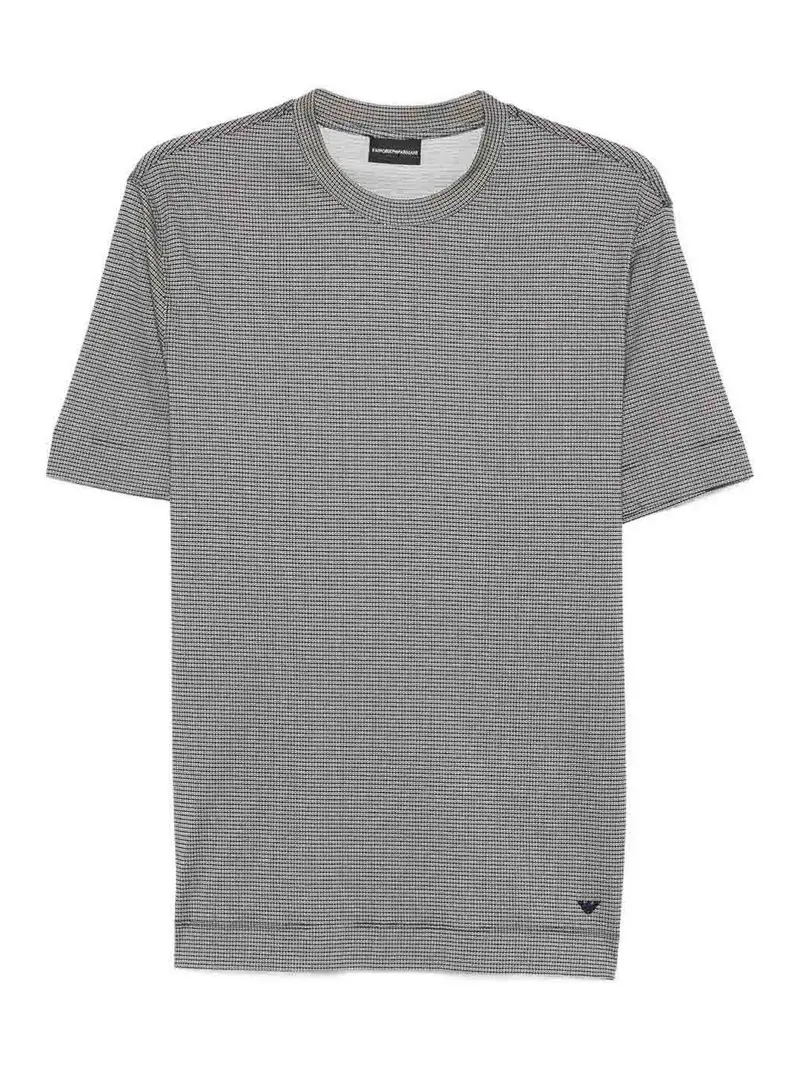 T-shirt in misto cotone Bianco
