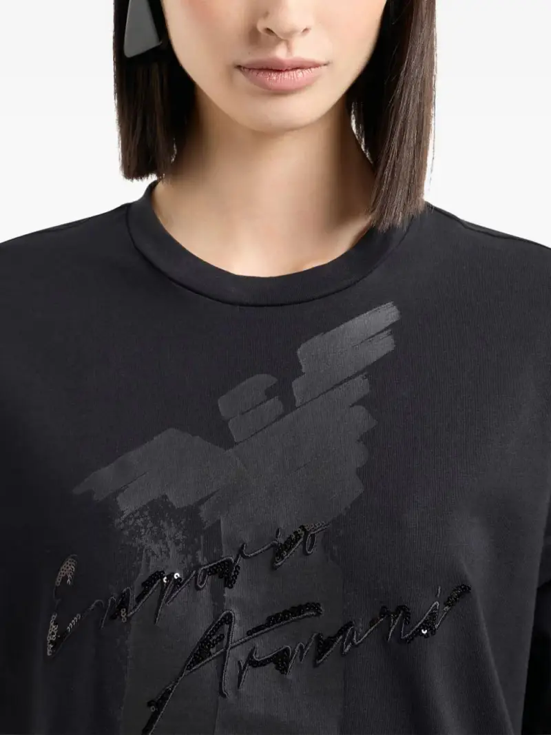 Emporio Armani T-shirt Nero 2533862 miniatura 3