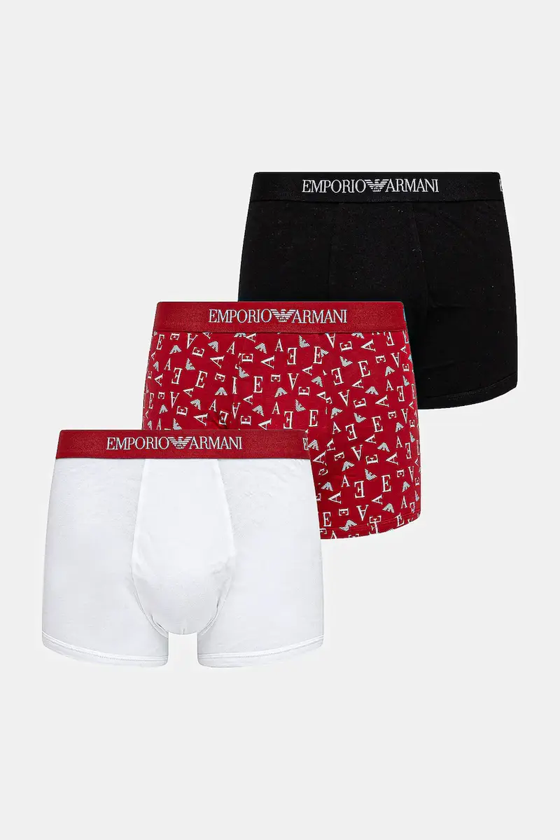 Emporio Armani Underwear Boxer Uomo Rosso 3667071