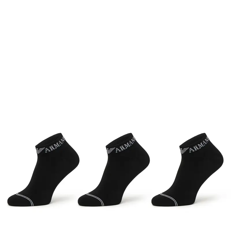 Calzini corti Emporio Armani Underwear EW000584 AF20515 MC215 Nero
