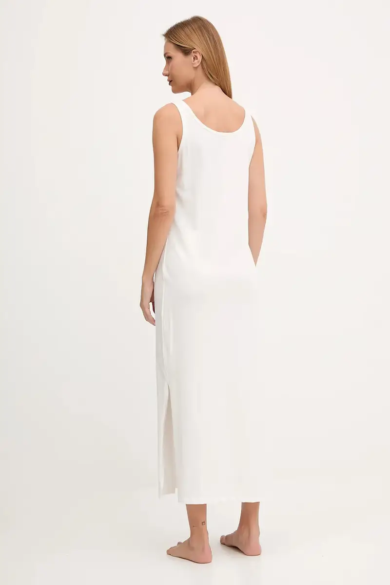 camicia da notte donna colore nero EW000494 AF10881 Beige miniatura 3