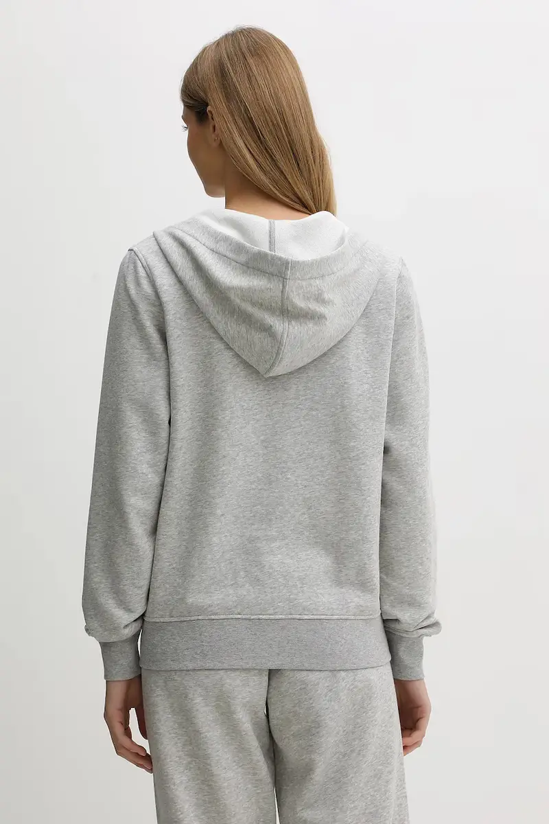 felpa donna colore grigio con cappuccio EW000392 AF15356 miniatura 3