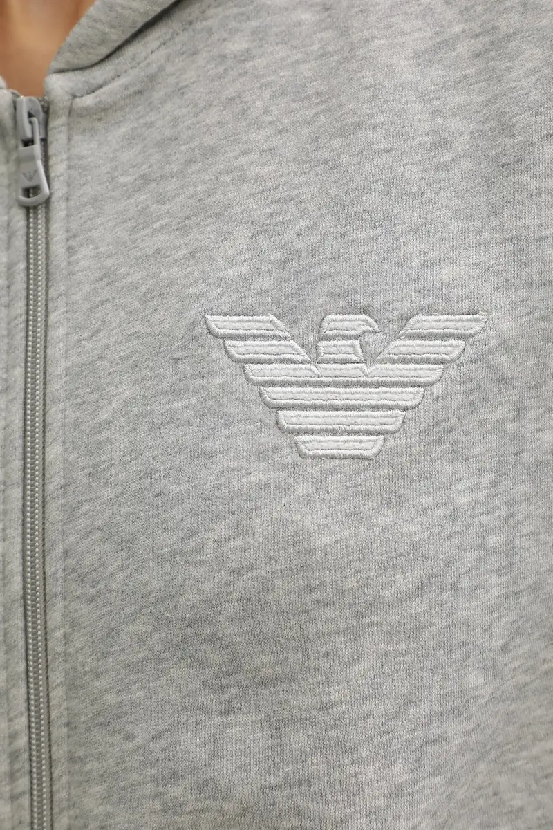 felpa donna colore grigio con cappuccio EW000392 AF15356 miniatura 5