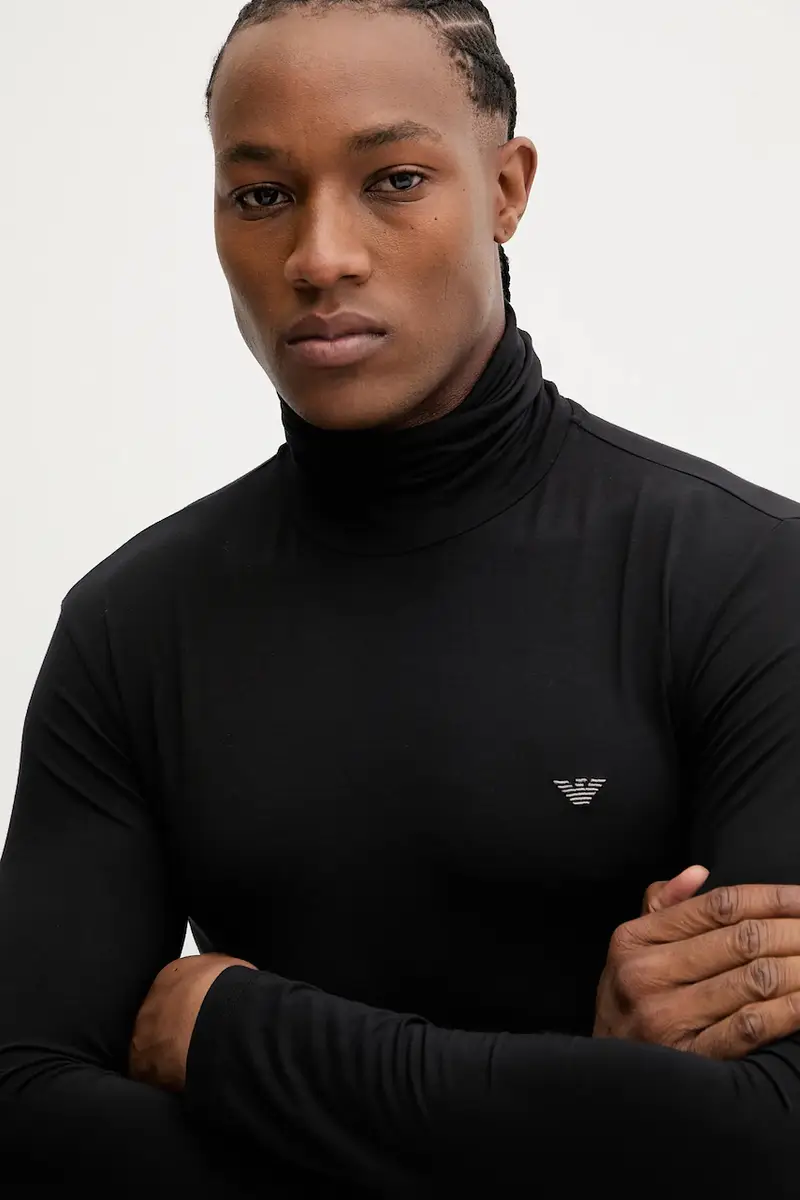 longsleeve lounge colore nero EM000388 AF14988 miniatura 3