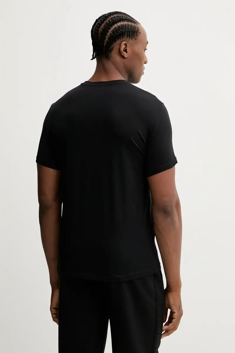 maglietta lounge pacco da 2 colore bianco EM000391 AF10776 Nero miniatura 2