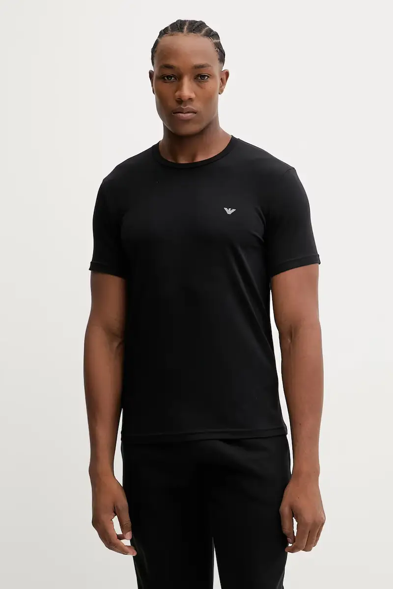 maglietta lounge pacco da 2 colore bianco EM000391 AF10776 Nero