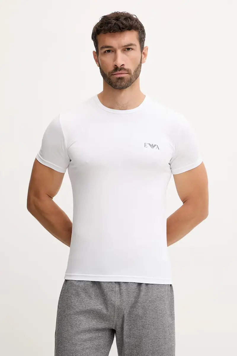 maglietta lounge pacco da 2 colore bianco EM001849 AF10778 miniatura 2