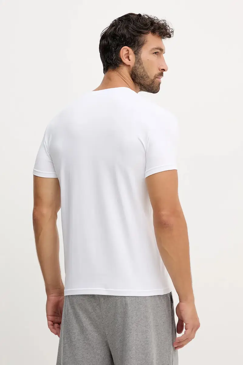 maglietta lounge pacco da 2 uomo colore nero EM000391 AF10776 Blu navy miniatura 4