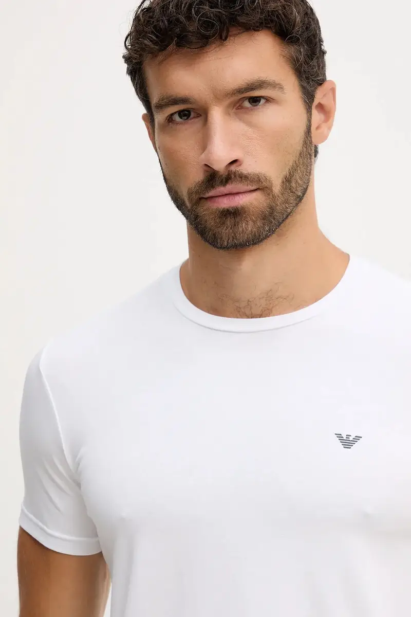 maglietta lounge pacco da 2 uomo colore nero EM000391 AF10776 Blu navy miniatura 5