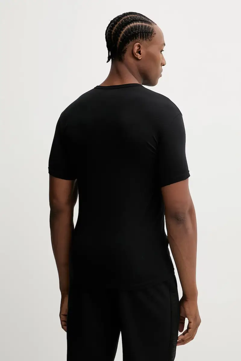 maglietta lounge pacco da 2 uomo colore nero EM001849 AF14131 miniatura 3