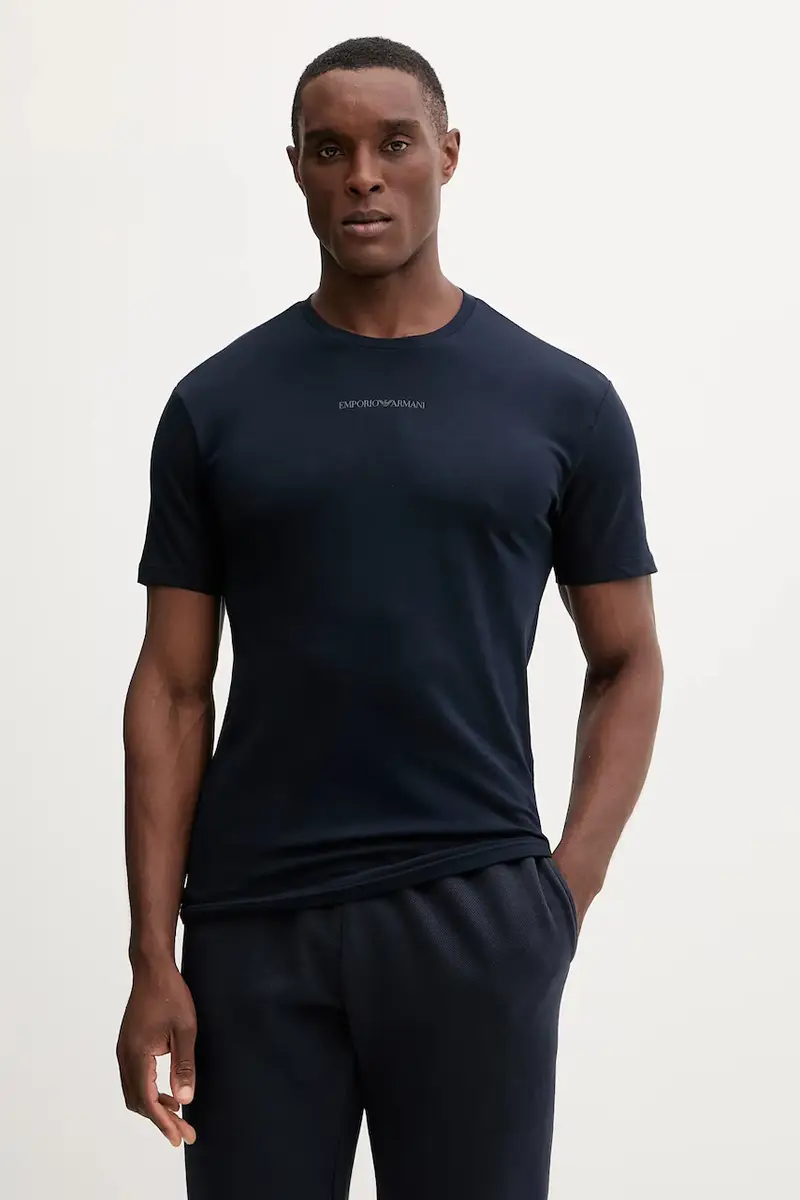 maglietta lounge uomo colore blu navy EM000379 AF14989