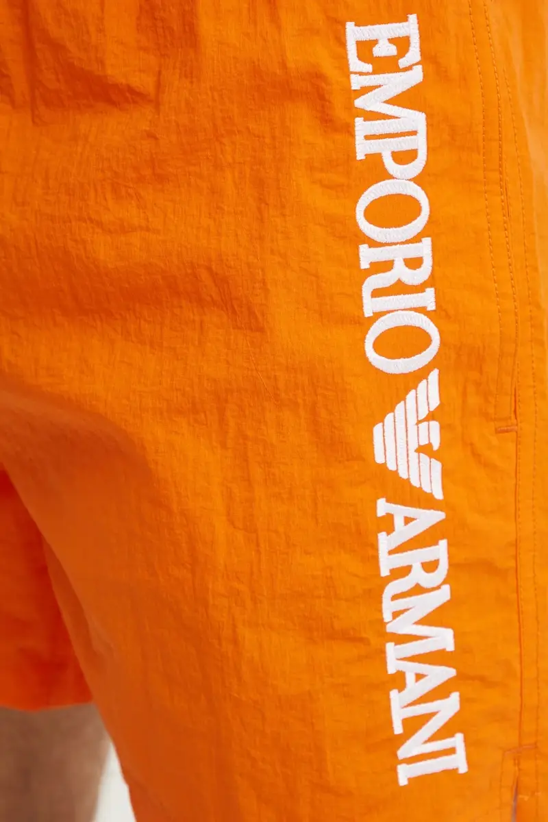 pantaloncini da bagno colore arancione EM000583 AF12330 miniatura 4