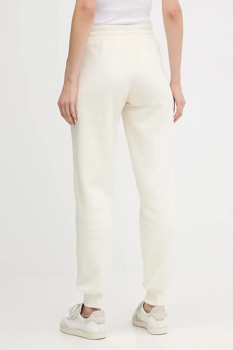 pantaloni tuta donna colore beige con applicazione EW001938 AF15363 miniatura 3