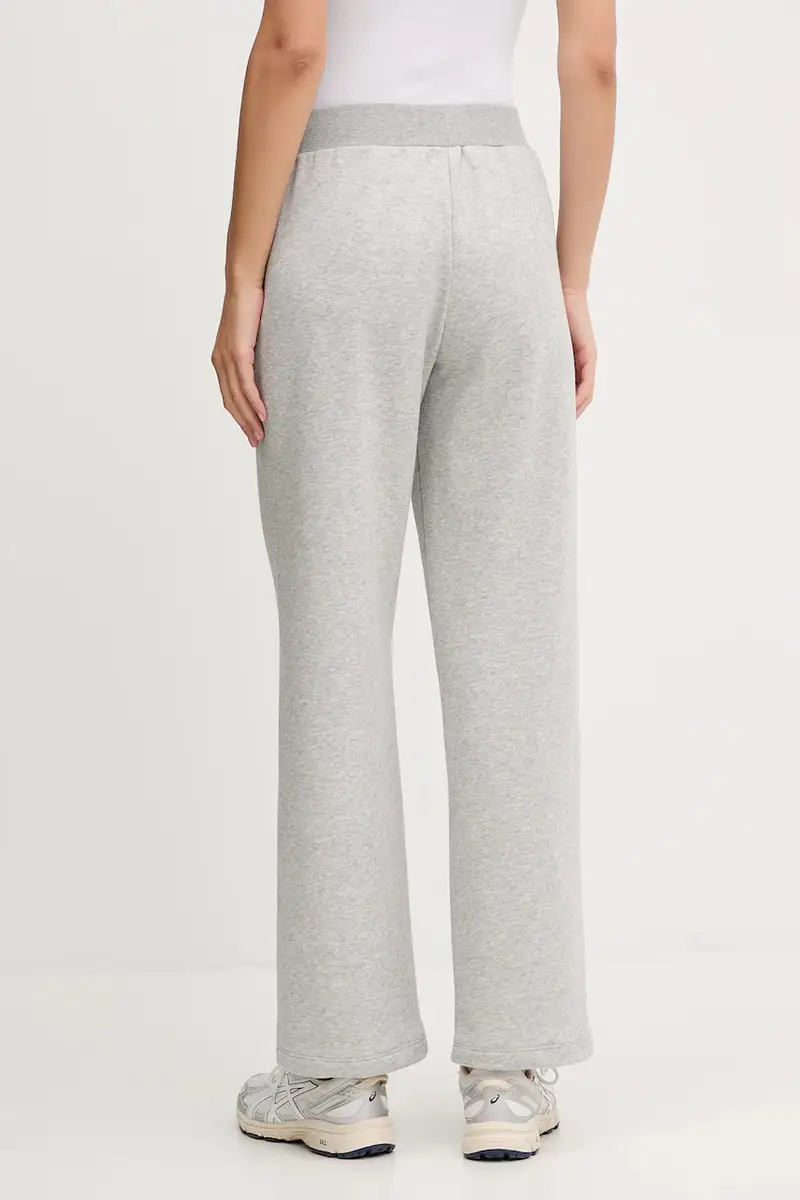 pantaloni tuta donna colore grigio con applicazione EW002053 AF15356 miniatura 3