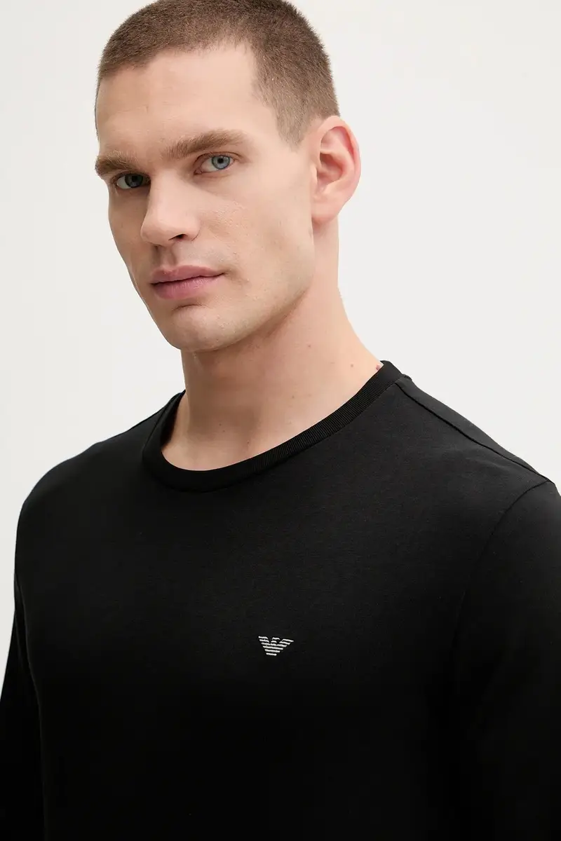 pigiama in lana uomo colore nero EM000611 AF14994 miniatura 5