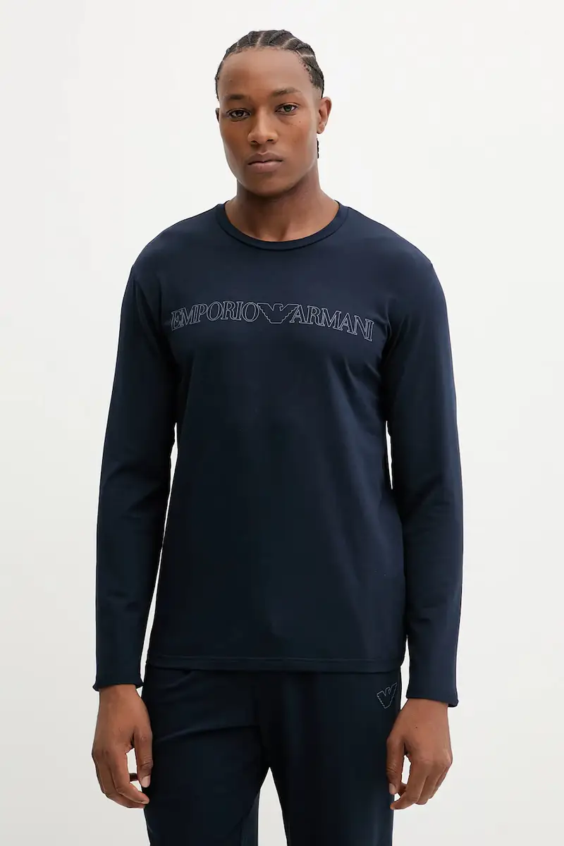 pigiama uomo colore blu navy EM000616 AF14978 miniatura 2