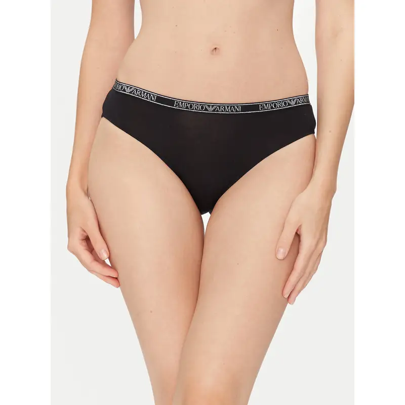 Set di 2 culotte classiche EW000403 AF10889 MC005 Nero