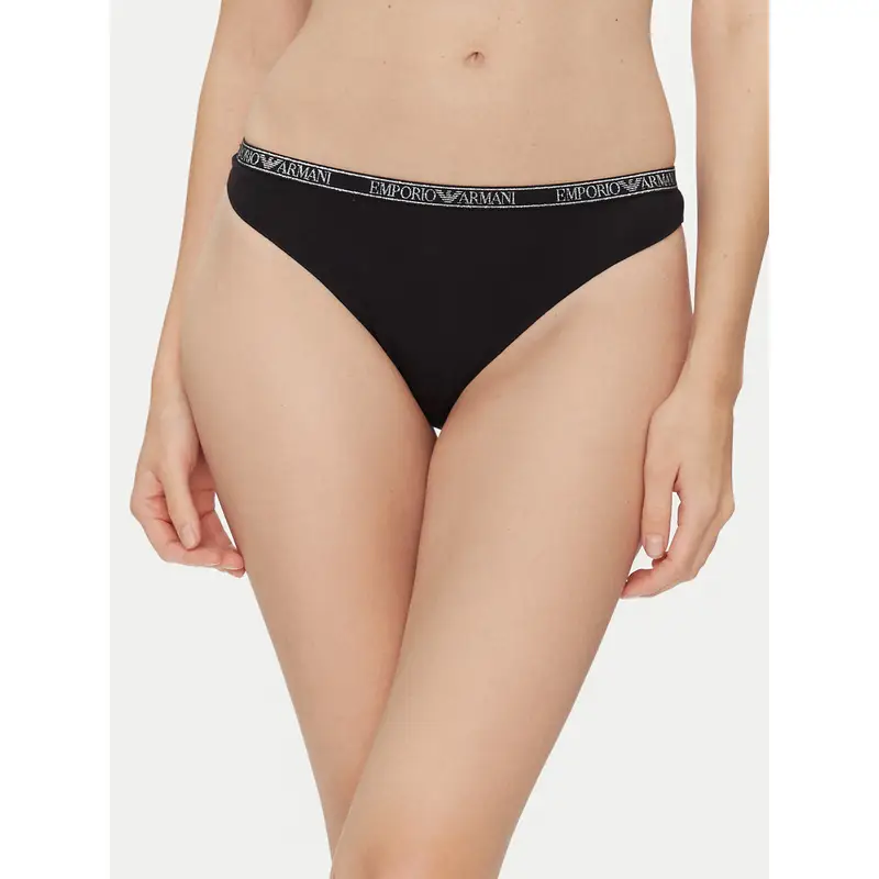 Set di 2 culotte classiche EW000406 AF10889 MC005 Nero