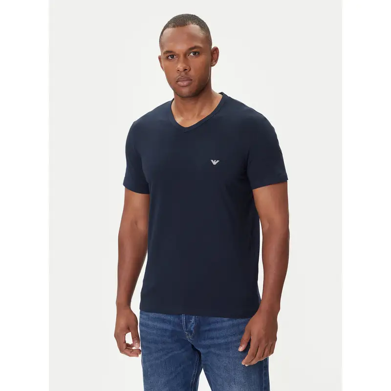 Set di 2 T-shirt EM000392 AF14132 MB143 Blu scuro Regular Fit