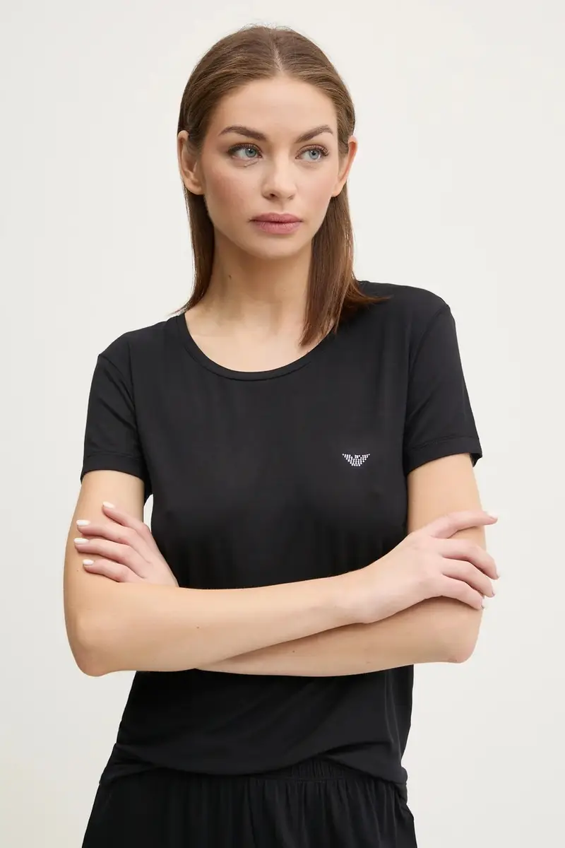 Emporio Armani Underwear T-shirt Donna Nero 3635990 miniatura 2