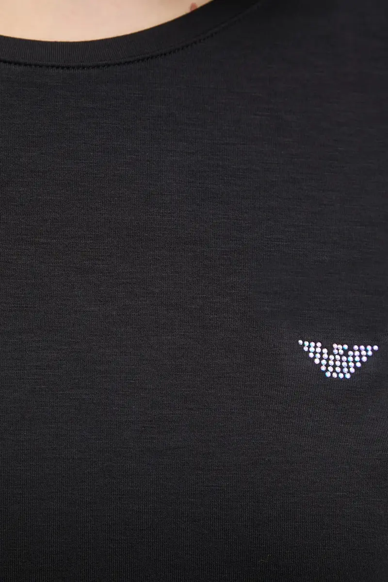 Emporio Armani Underwear T-shirt Donna Nero 3635990 miniatura 5