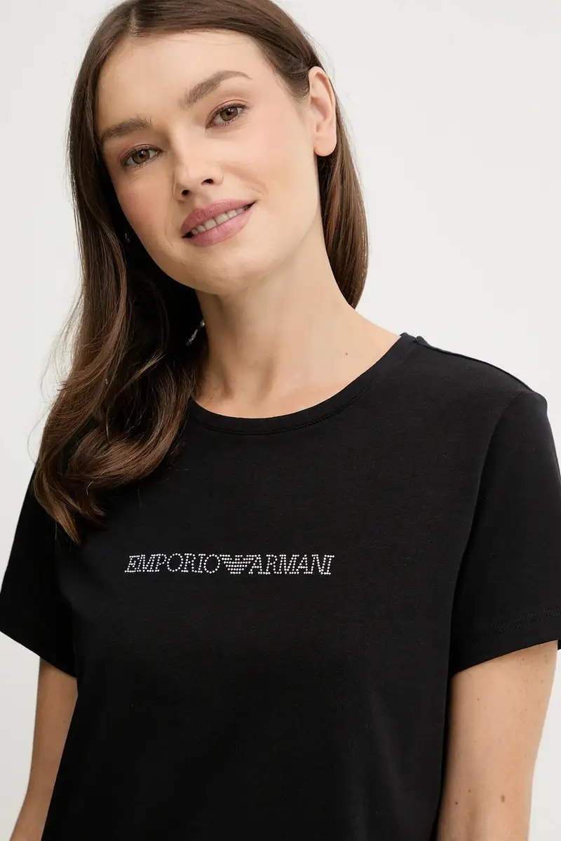 Emporio Armani Underwear T-shirt Donna Nero 3778119 miniatura 4