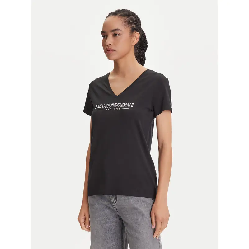 T-shirt EW000409 AF10881 UC001 Nero Regular Fit