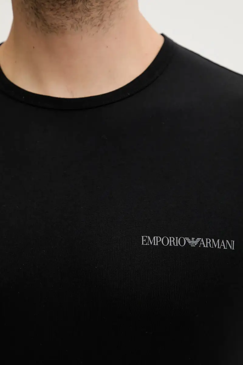 Emporio Armani Underwear T-shirt Uomo Nero 3919879 miniatura 5