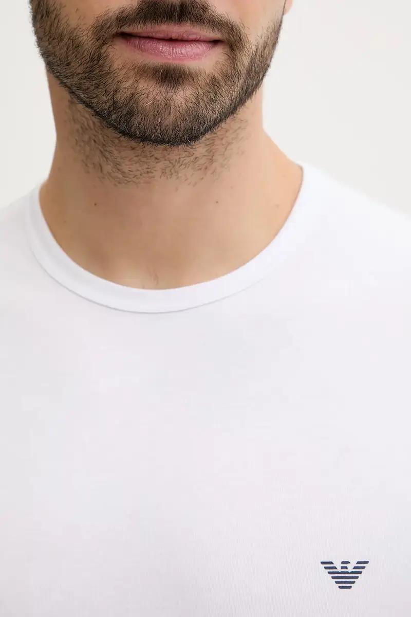 Emporio Armani Underwear T-shirt Uomo Bianco 3918602 miniatura 5