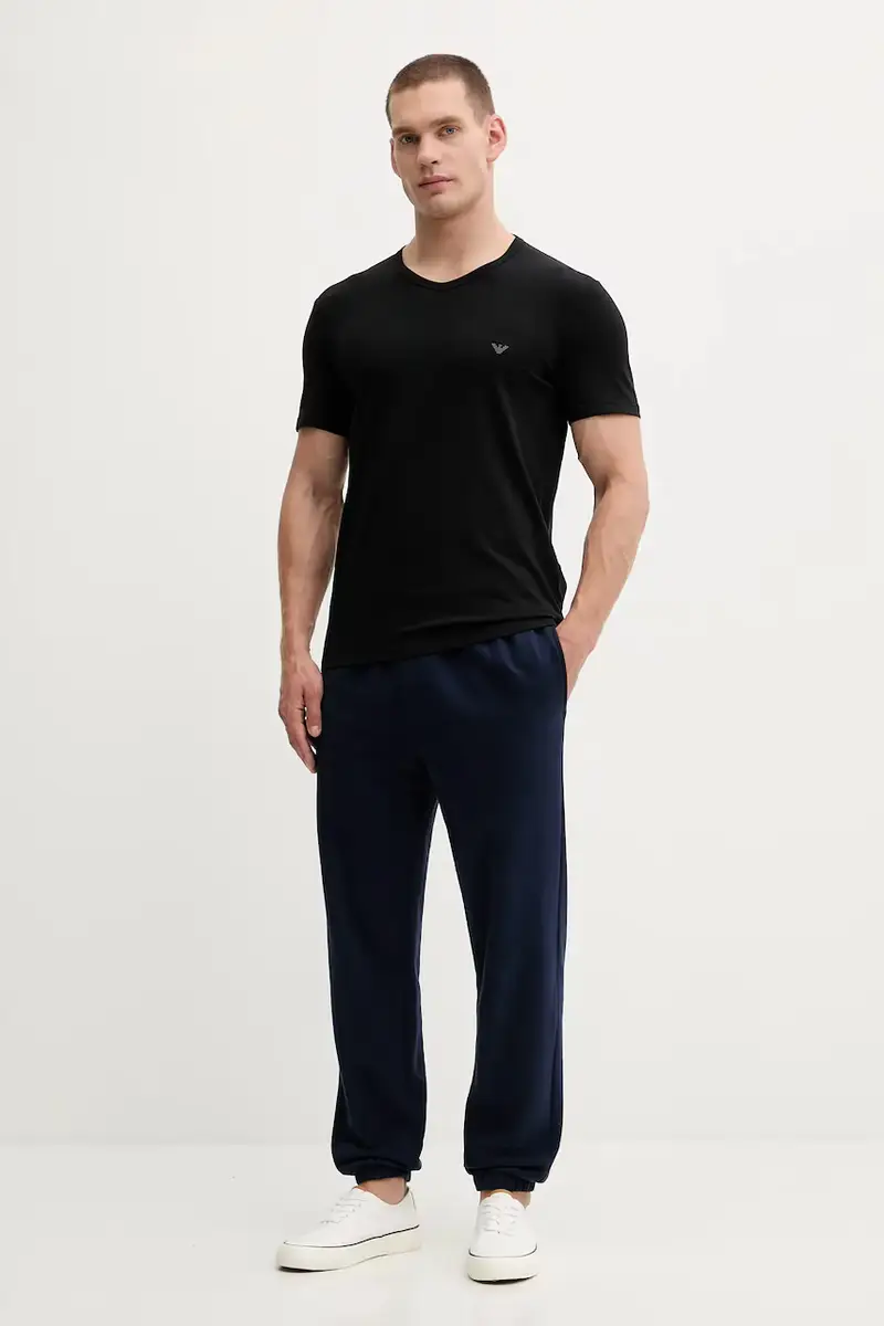 Emporio Armani Underwear T-shirt Uomo Nero 3646812 miniatura 2