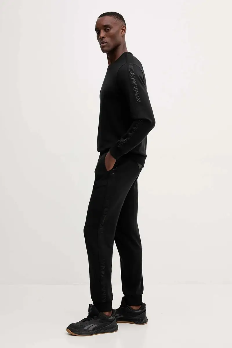 tuta da ginnastica uomo colore nero EM001922 AF14976 miniatura 4