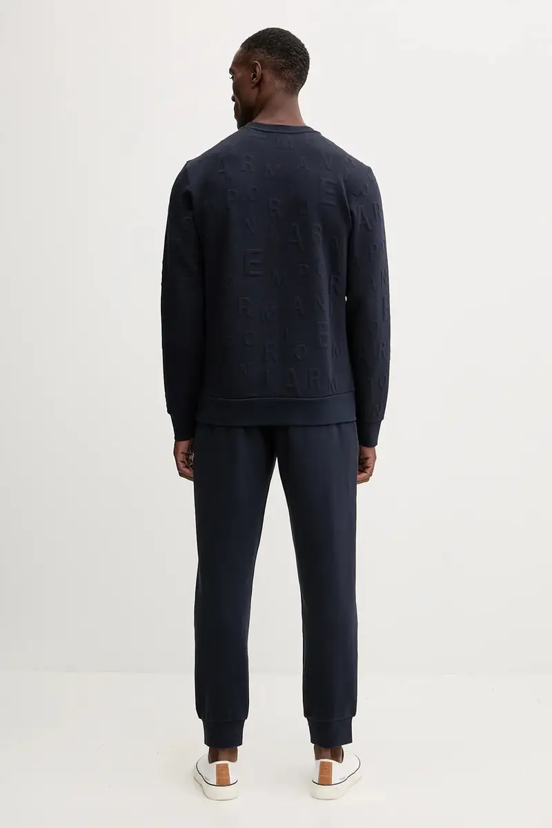 tuta lounge uomo colore blu navy EM001922 AF15006 miniatura 3
