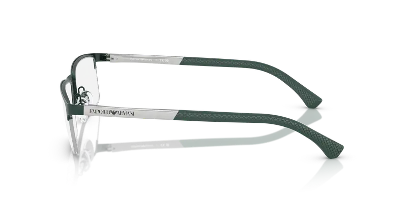 Emporio Armani Uomo EA1041 3017 Montature da vista Metallo Verde Trasparente Squadrata Normale miniatura 3