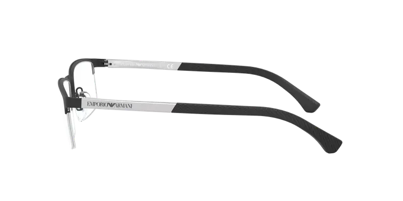 Emporio Armani Uomo EA1041 3094 Montature da vista Metallo Nero Trasparente Squadrata Normale miniatura 2
