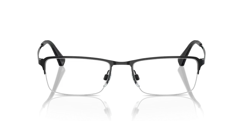 Emporio Armani Uomo EA1044TD 3001 Montature da vista Titanio Nero Trasparente Squadrata Normale miniatura 2