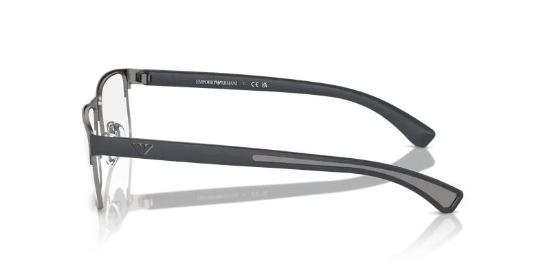 Emporio Armani Uomo EA1052 3155 Montature da vista Metallo Blu Trasparente Squadrata Normale miniatura 3