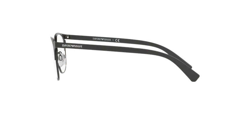 Emporio Armani Uomo EA1059 3001 Montature da vista Metallo Nero Trasparente Rotonda Normale miniatura 2