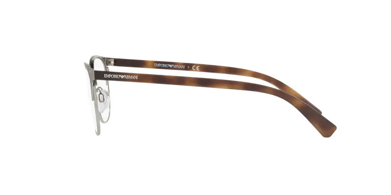 Emporio Armani Uomo EA1059 3179 Montature da vista Metallo Marrone Trasparente Rotonda Normale miniatura 2